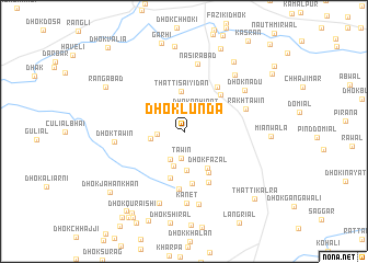 map of Dhok Lunda