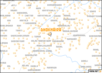 map of Dhok Maira