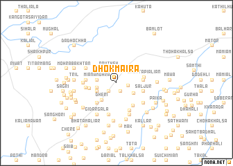 map of Dhok Maira