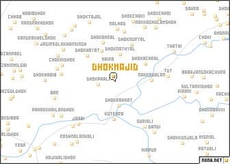 map of Dhok Majīd