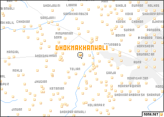 map of Dhok Makhanwāli