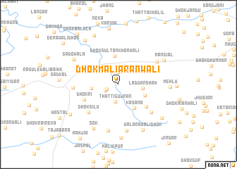 map of Dhok Maliārān Wāli