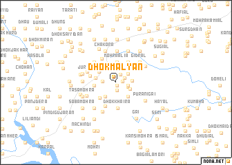 map of Dhok Malyān