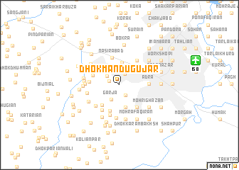 map of Dhok Mandu Gūjar