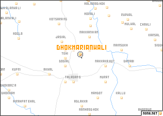 map of Dhok Mariānwāli