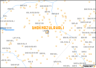 map of Dhok Māzulāwāli