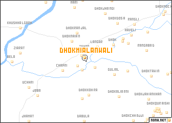 map of Dhok Mialanwali
