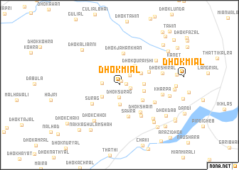 map of Dhok Miāl