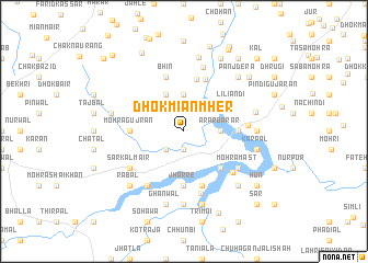 map of Dhok Miānmher