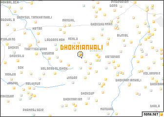 map of Dhok Miānwāli