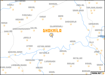 map of Dhokmila