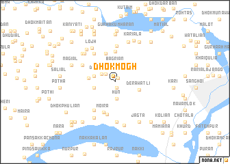 map of Dhok Mogh