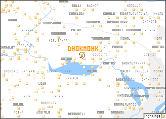 map of Dhok Mohk