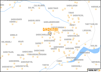 map of Dhok Nāi