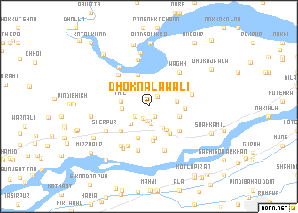 map of Dhok Nālāwāli