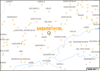 map of Dhok Nathyāl