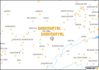 map of Dhok Nuryāl