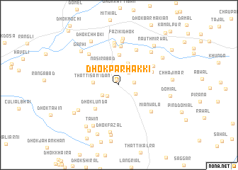 map of Dhok Parhakki