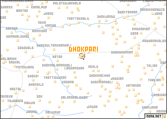 map of Dhok Pāri