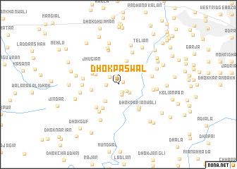 map of Dhok Paswāl