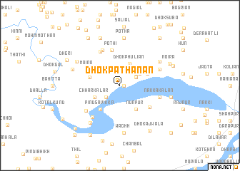 map of Dhok Pathānān