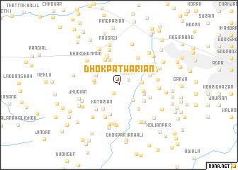 map of Dhok Patwāriān