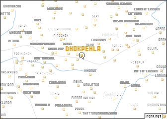 map of Dhok Pehla