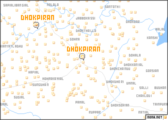 map of Dhok Pirān