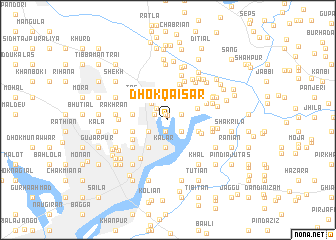 map of Dhok Qaisar