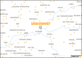 map of Dhok Rahmat