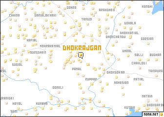 map of Dhok Rājgan