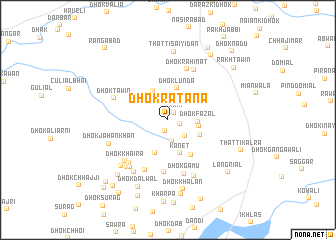 map of Dhok Ratana