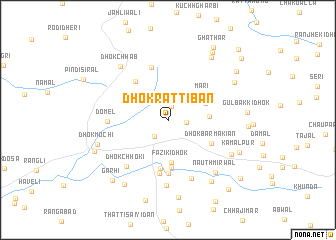 map of Dhok Ratti Ban