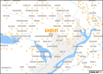 map of Dhokri