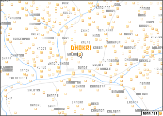 map of Dhokri