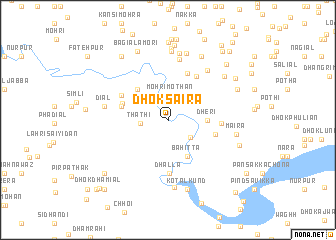 map of Dhok Saira