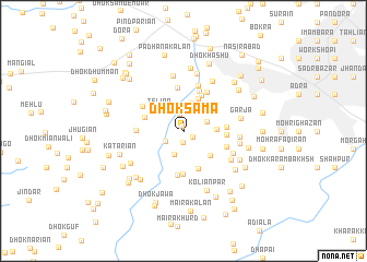 map of Dhok Sāma