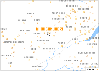 map of Dhok Samundri