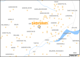 map of Dhok Sawri