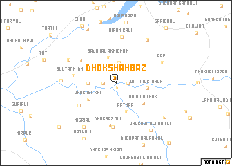 map of Dhok Shāhbāz