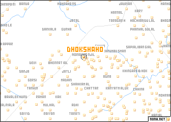 map of Dhok Shāho