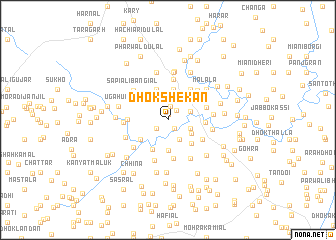 map of Dhok Shekān