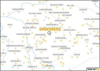 map of Dhok Sheru