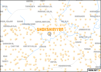 map of Dhok Shiriyān