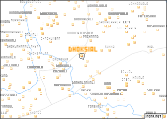 map of Dhok Siāl