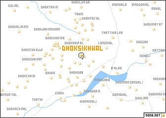 map of Dhok Sikhwāl