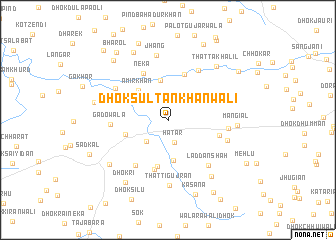 map of Dhok Sultān Khān Wāli