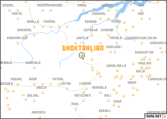 map of Dhok Tāhlian