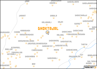 map of Dhok Tajāl