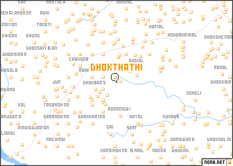 map of Dhok Thāthi